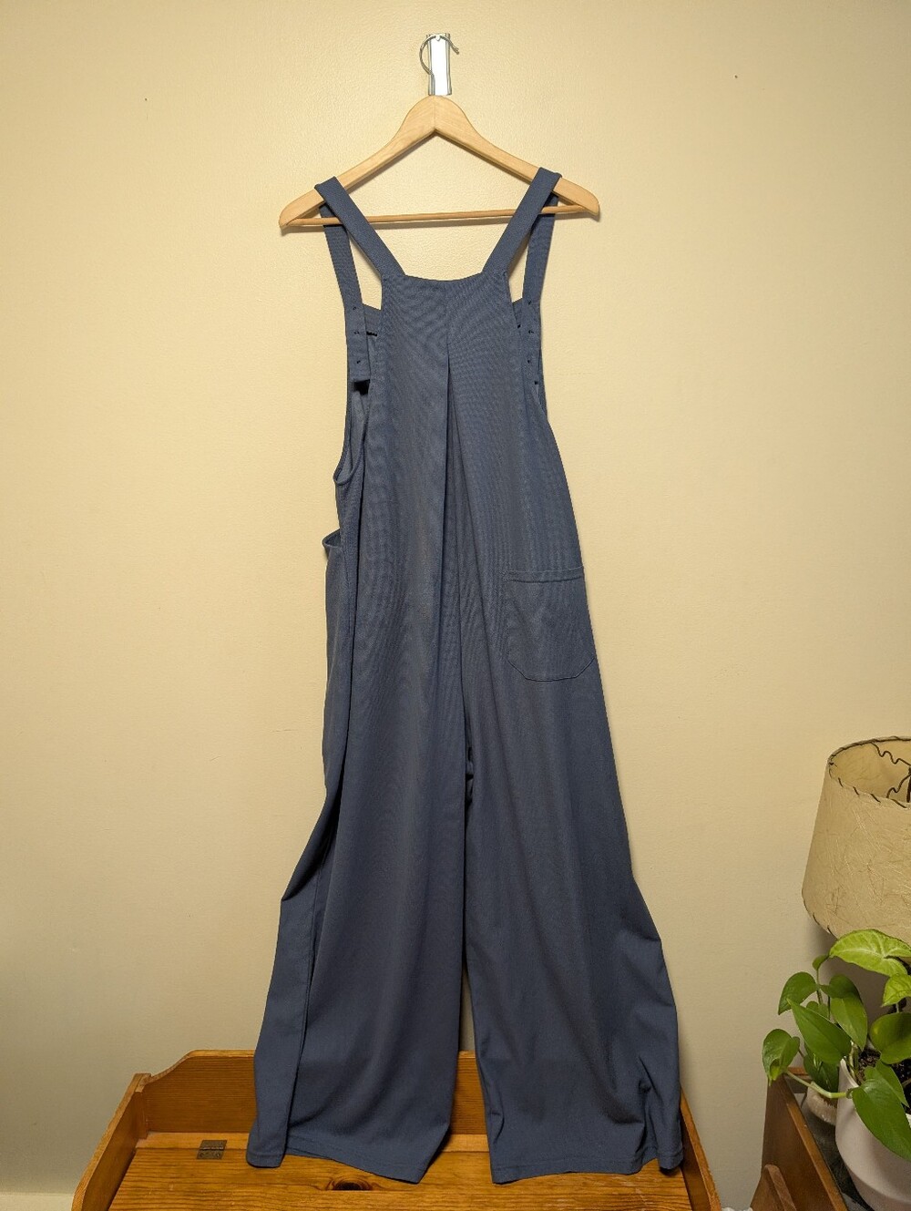 HALARA Wide-Leg Utility Jumpsuit in Slate Blue - Picture 2 of 7